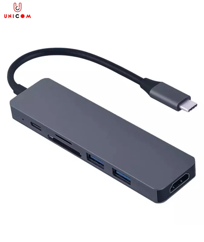 هاب 6 پورت USB-C مدل HC-13C